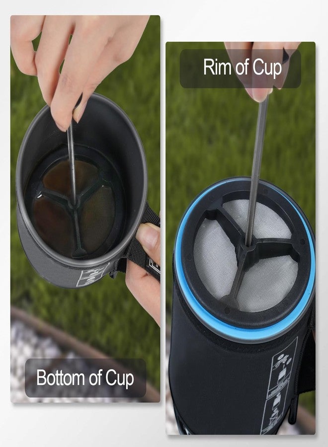 ziHenryDa 2-Pack Silicone French Press Coffee Makers compatible with Jetboil Flash Camping Stoves, french press coffee maker for Jetboil Flash Camping Stoves，Regular Size (2) - Image 5