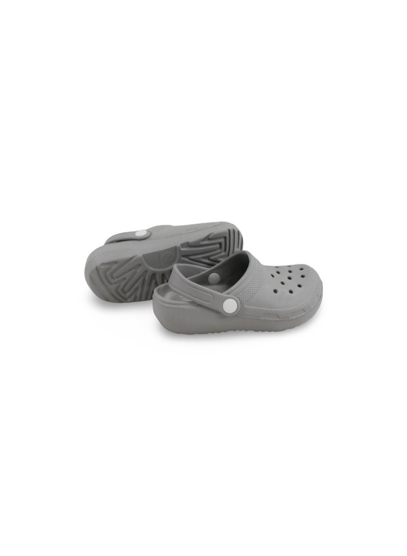 Unisex Rubber Crocs – Grey - Image 3