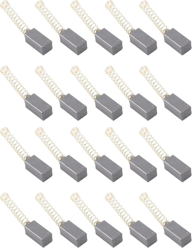 20PCS Motor Carbon Brush Replacement for Sewing Machine, 250w Electric Motor Brushes, Stainless Steel - Durable Construction, Wide Compatibility, Easy Installation - Image 1