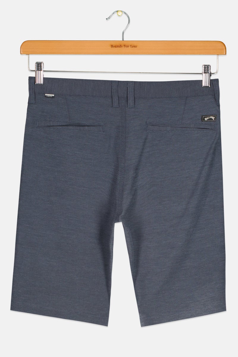 Billabong Kids Boy Slim Fit Micro Stripe Walking Shorts, Navy - Image 2