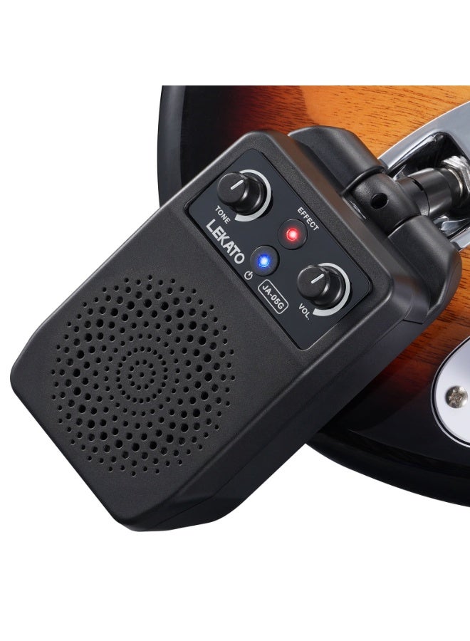 LEKATO Mini Electric Guitar Amplifier 5W, Portable with Bluetooth & 4 Built-in Effects - Image 4
