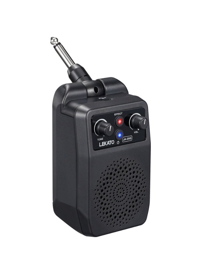 LEKATO Mini Electric Guitar Amplifier 5W, Portable with Bluetooth & 4 Built-in Effects - Image 2