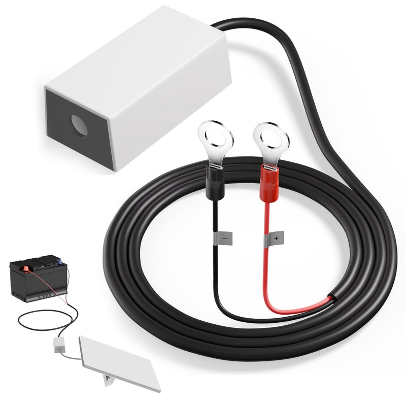 EAZUSE Starlink Mini 12V Battery Adapter with Step Up Converter, Battery O Ring Cable to DC Female 12V-24V to 36V Step Up Booster - Image 1