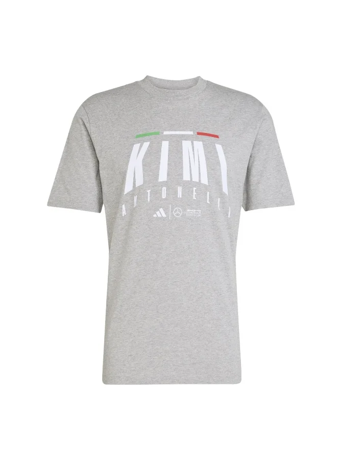 adidas Mer Ka Tee M Grey Motorsport T-Shirts For Men XS