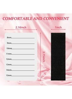Patelai 4 Pieces Lash Holder Eyelash Extension Hand Pallet Tray Tools with Adjustable Wrist Strap Adjustable Lash Tray Strip Palette One Size Fits Most Eyelash Extension Holder (8-15 mm Pattern)  - Image 2