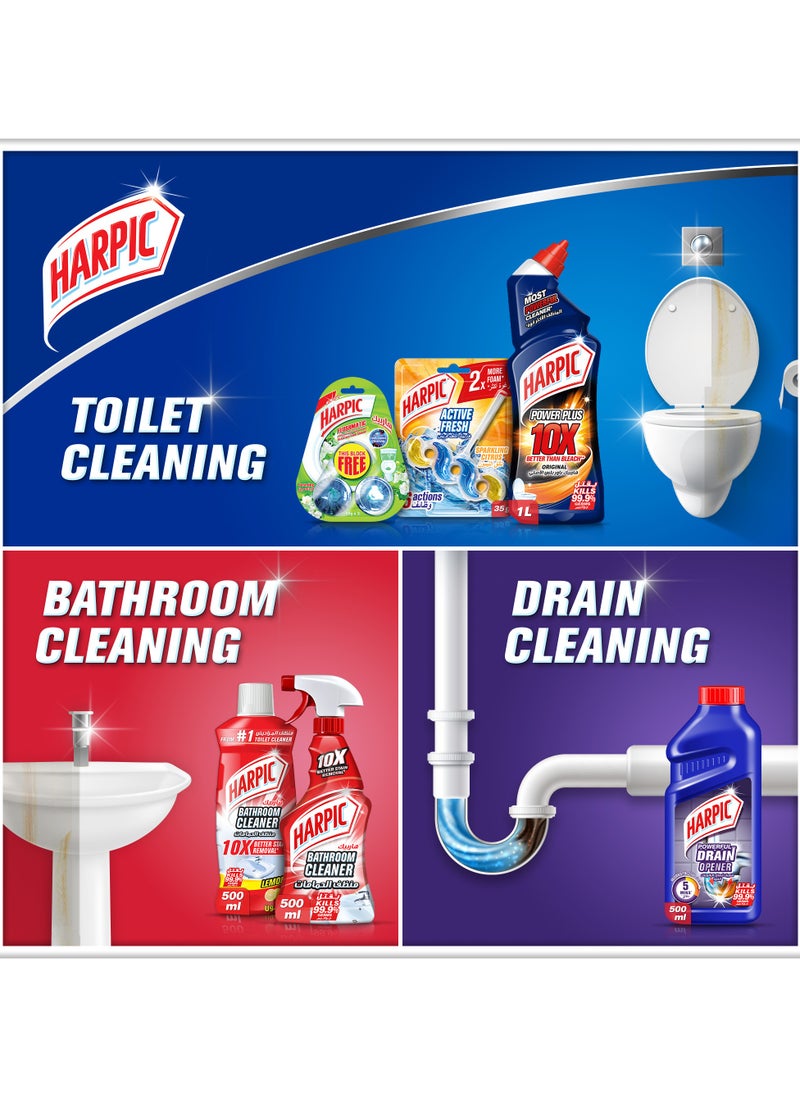 Harpic Lavender Power Plus 10x Most Powerful Toilet Cleaner 2 x 750ml  - Image 5