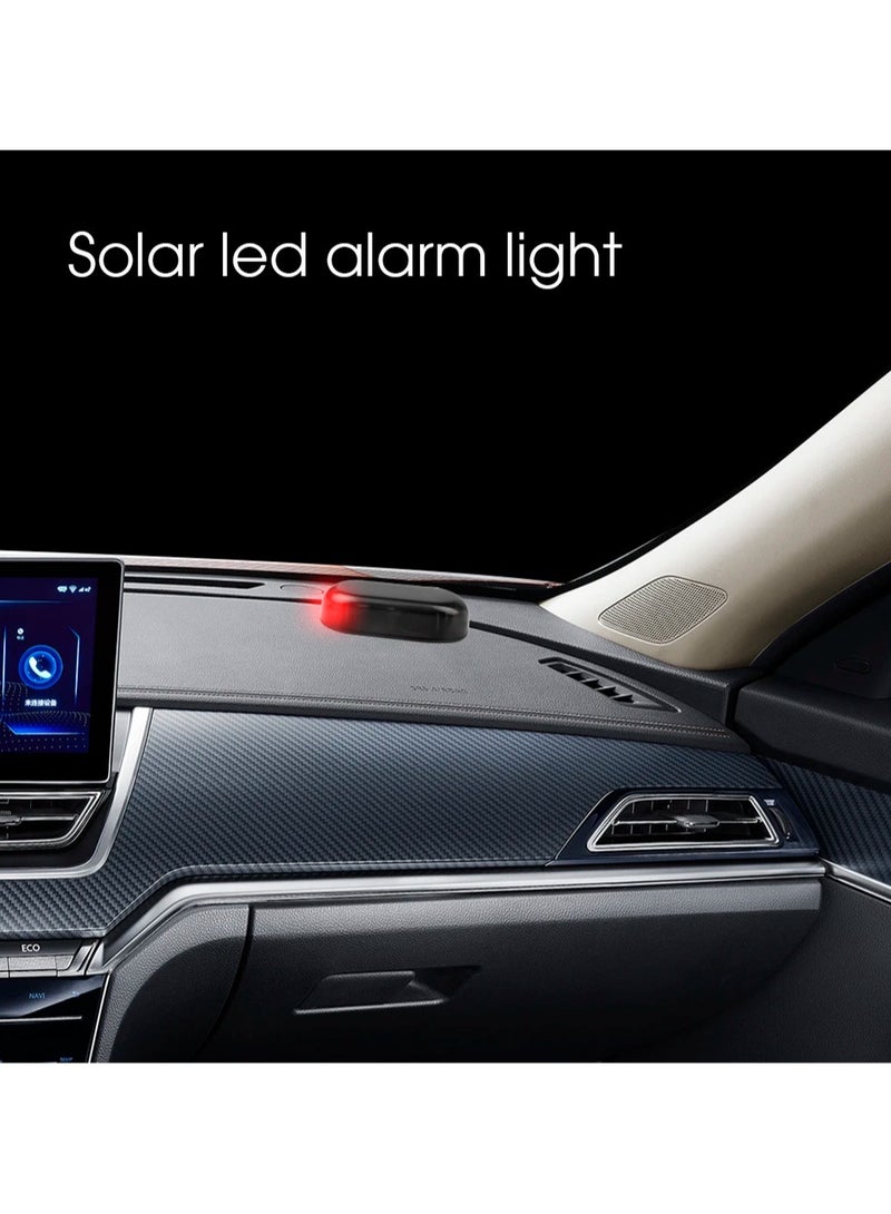 Solar Powered Car Security Alarm LED Light Anti-Theft Warning Flash Light Blinking Alarm Lamp - Image 2