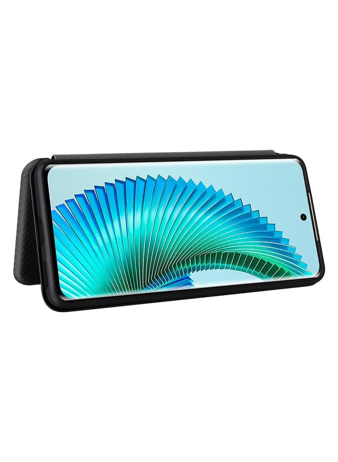 Zaboon Case For Honor Magic6 Lite Carbon Fiber Texture Flip Leather Phone Case - Image 5