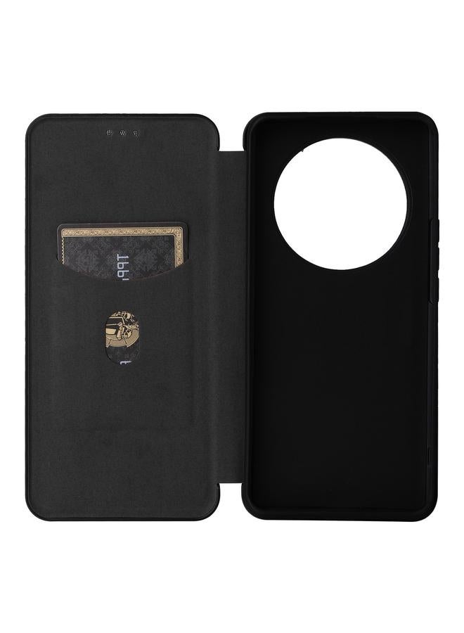 Zaboon Case For Honor Magic6 Lite Carbon Fiber Texture Flip Leather Phone Case - Image 4