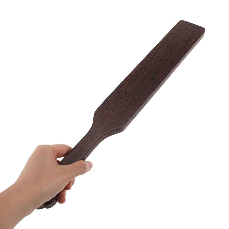 Hand Held Brown Rug Beater Duster for Home Use Quilts Carpets and Furniture Cleaning - Image 3
