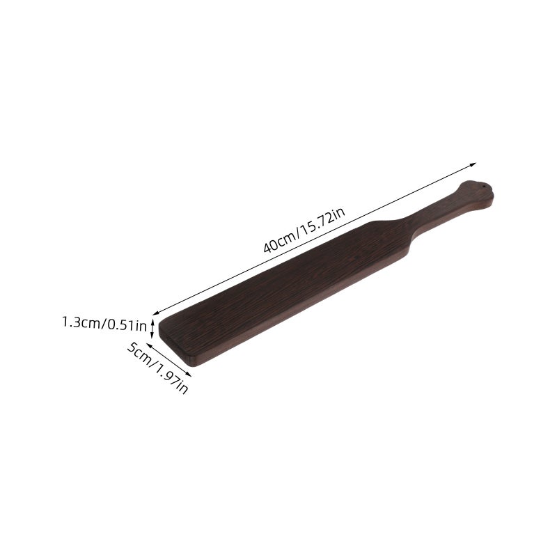 Hand Held Brown Rug Beater Duster for Home Use Quilts Carpets and Furniture Cleaning - Image 2