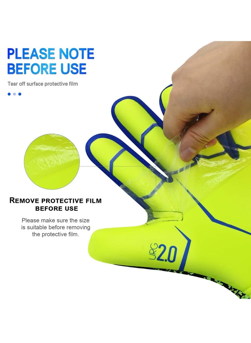 كابتن تيك Football Goalkeeper Gloves, Ultimate Grip Soccer Gloves for Training, Strong Receiver Gear for Men, Boys, Youth, and Kids - Image 5