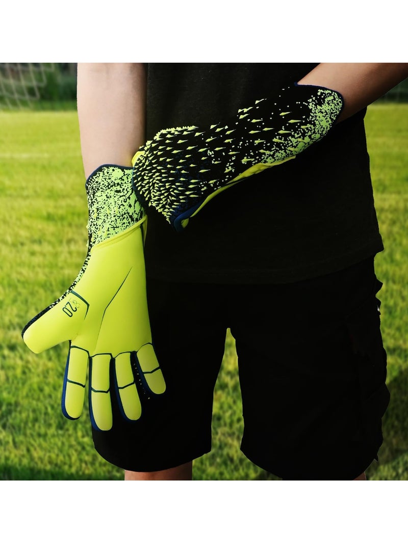 كابتن تيك Football Goalkeeper Gloves, Ultimate Grip Soccer Gloves for Training, Strong Receiver Gear for Men, Boys, Youth, and Kids - Image 3
