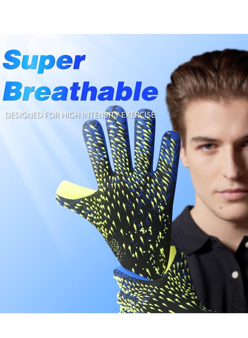 كابتن تيك Football Goalkeeper Gloves, Ultimate Grip Soccer Gloves for Training, Strong Receiver Gear for Men, Boys, Youth, and Kids - Image 4