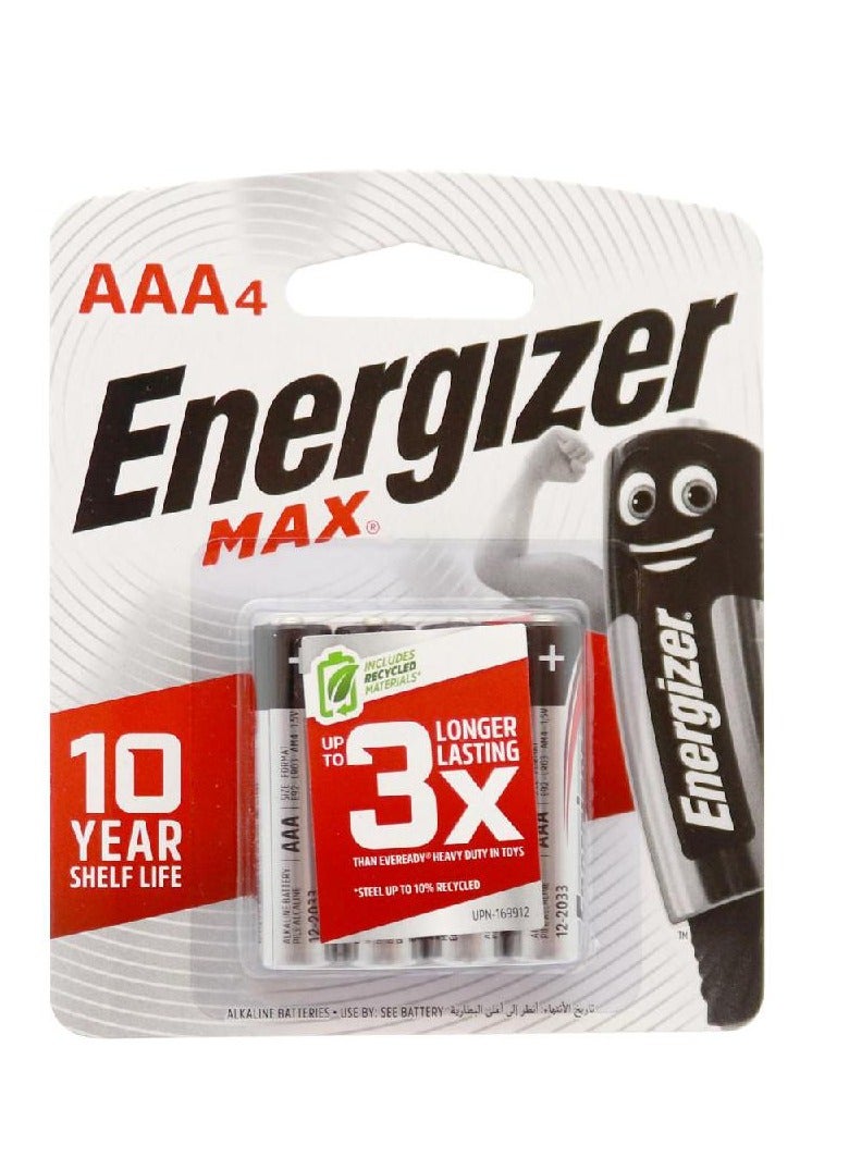 Energizer Max AAA Multipurpose Battery 1.5 Volts