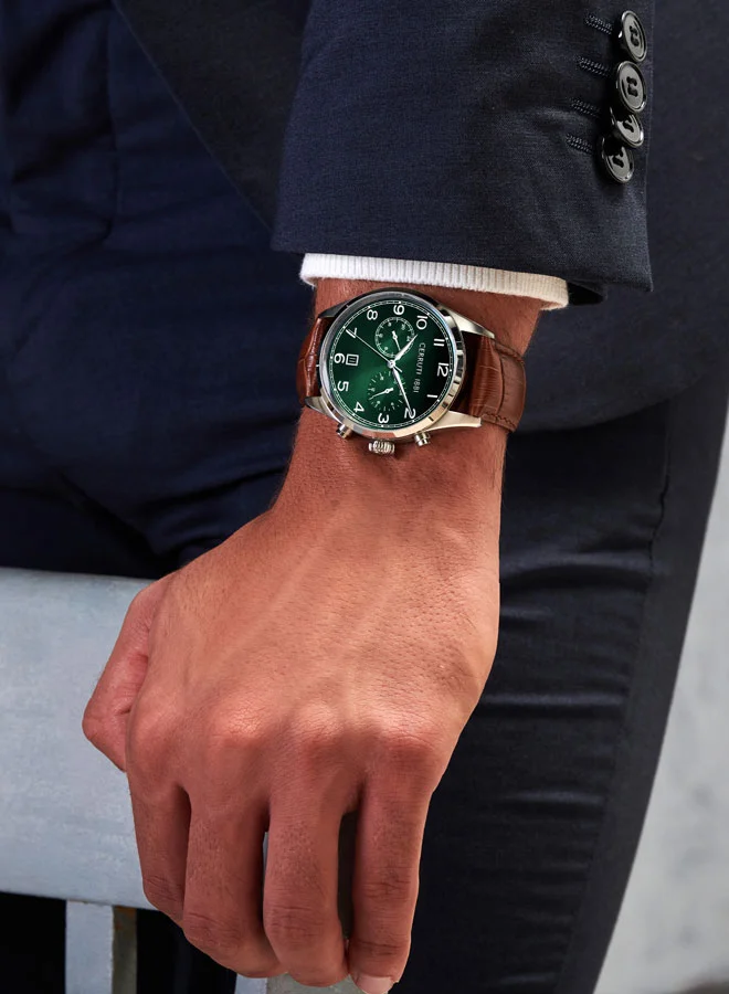 CERRUTI 1881 Cerruti 1881 Watch for Men with Green Dial in 51 MM