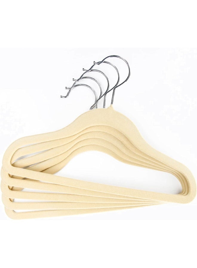 Red Dot Gift 30-Pack Beige Velvet Kids Hangers - (35cm / 14 Inch) Premium Childrens Hangers for Closet, Ultra Thin Cute Hangers Kids Clothes Hanger, Small Hangers for Kids Clothes. - Image 1