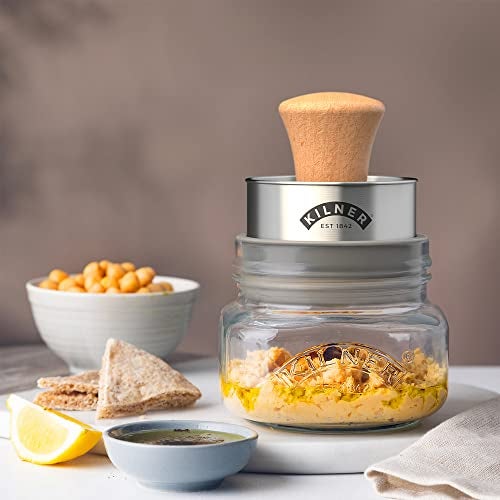 Kilner Premium 500 ml Mash and Store Glass Jar Set with with Stainless Steel Masher and Lid | Ideal for Homemade Guacamole, Hummus, Baby Food, Kitchen Prep and Serving - Image 5