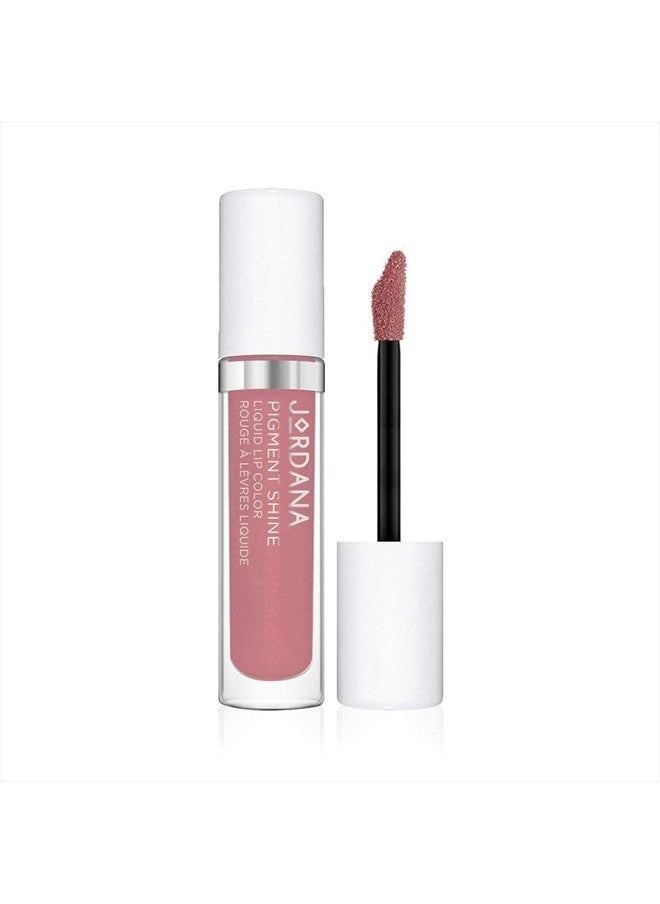 JORDANA JORDANA pigment shine liquid lip color - 02 AT FIRST BLUSH 