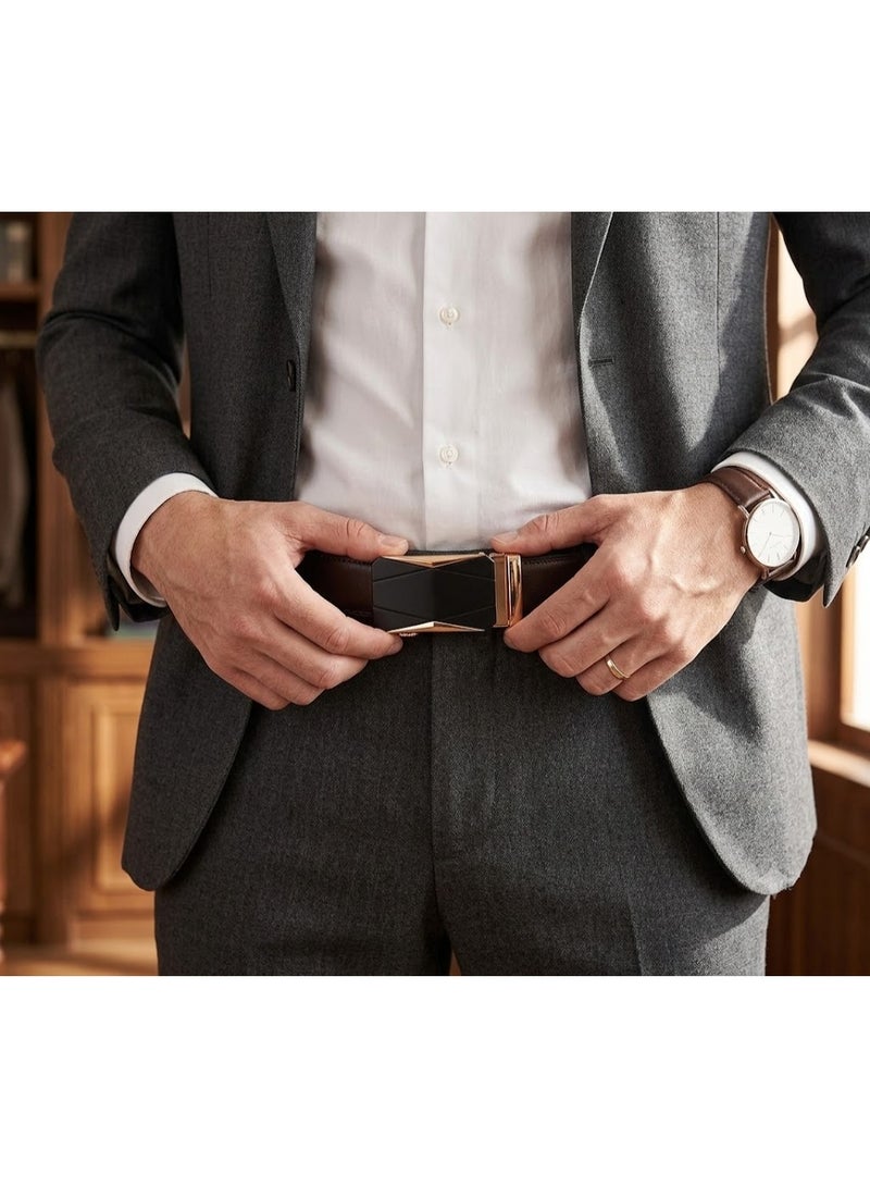 Imported exquisite men's belt buckle, made of durable, high-quality metal, can be attached and removed with all types of belts - Image 3