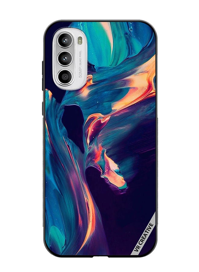 VR CREATIVE Protective Case Cover For Motorola Moto G82 Abstract Design Multicolour - Image 1
