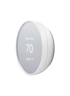 Google Nest 4th Gen Programmable Smart Wi-Fi Thermostat for Home GA01334-US – Snow  - Image 2
