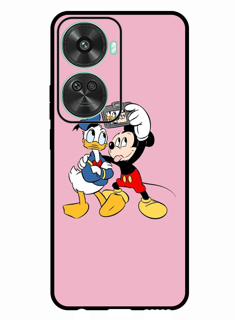Theodor Protective Case Anti Scratch Shock Proof Bumper Cover For Huawei nova 11 SE Mickey Donald selfie - Image 1