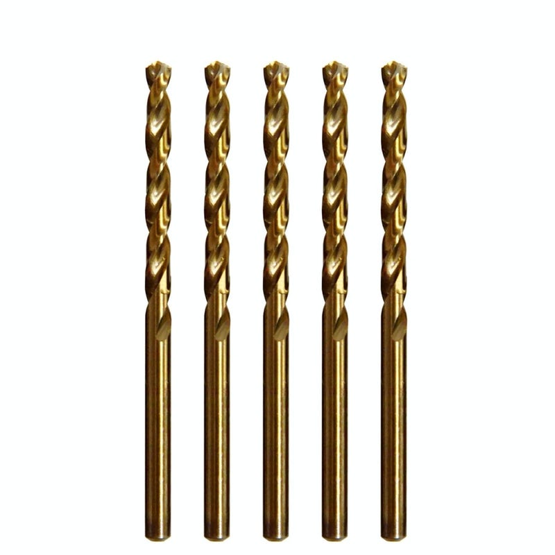 Metric M42 8% Cobalt Drill Bits for Stainless Steel and Hard Metal (4.0mm x 5pcs)