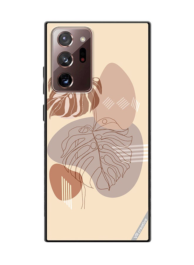 VR CREATIVE Protective Case Cover For Samsung Galaxy Note20 Ultra 5G Line Art Nature Design Multicolour - Image 1