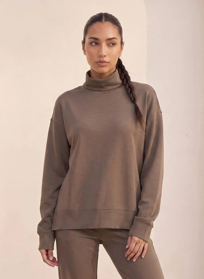 سبلاش اكتف Sweatshirt with High Neck