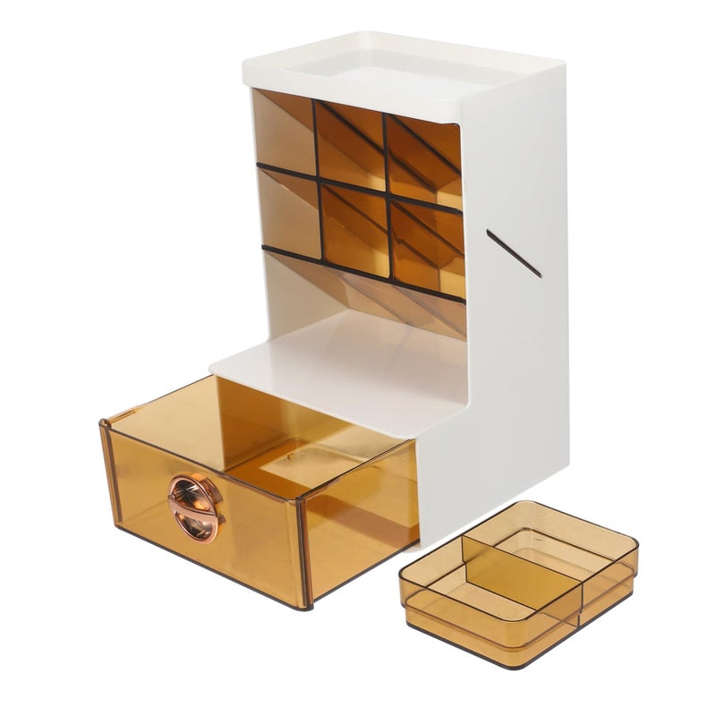 Multifunctional Desk Organizer with Compartments for Pens Markers Scissors Classroom Office Storage - Image 2