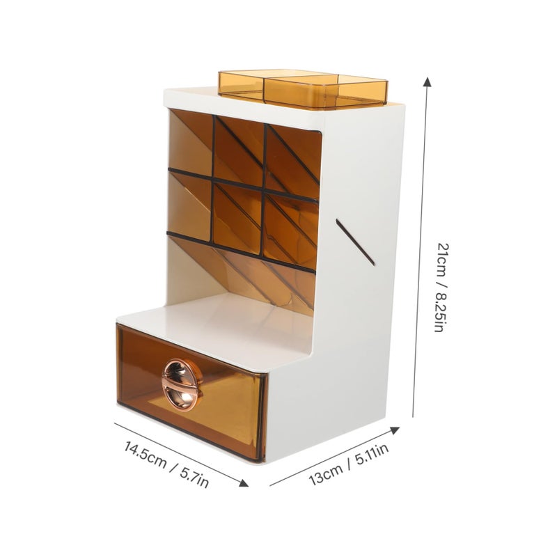 Multifunctional Desk Organizer with Compartments for Pens Markers Scissors Classroom Office Storage - Image 3