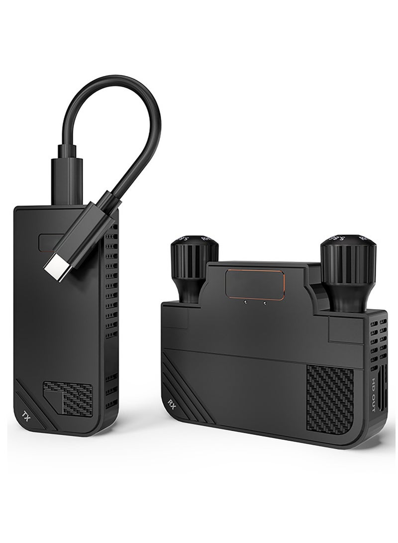 Zikra Wireless Type C HDMI Transmitter and Receiver, 1080P@60Hz, 5GHz Stable Video/Audio for Monitors, Projectors, HDTVs, 330FT/100M Long Range Wireless HDMI Extender for Streaming Devices. - Image 1