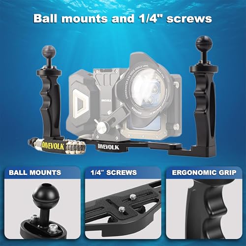 DIVEVOLK Dual Handle Tray for Seatouch 4 MAX housing - Image 3