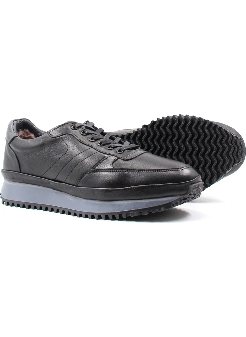 فاست ستيب Leather Fur Men's Casual Shoes 722Kma872