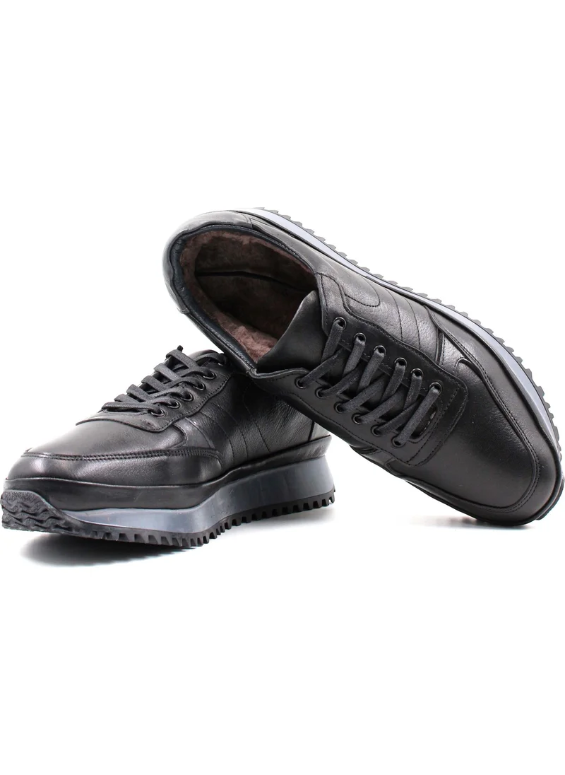 فاست ستيب Leather Fur Men's Casual Shoes 722Kma872