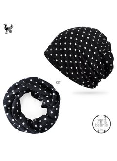 Black / Small Polka Dots