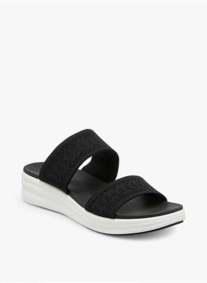 لو كونفورت Flyknit Detail Slip-On Sandals