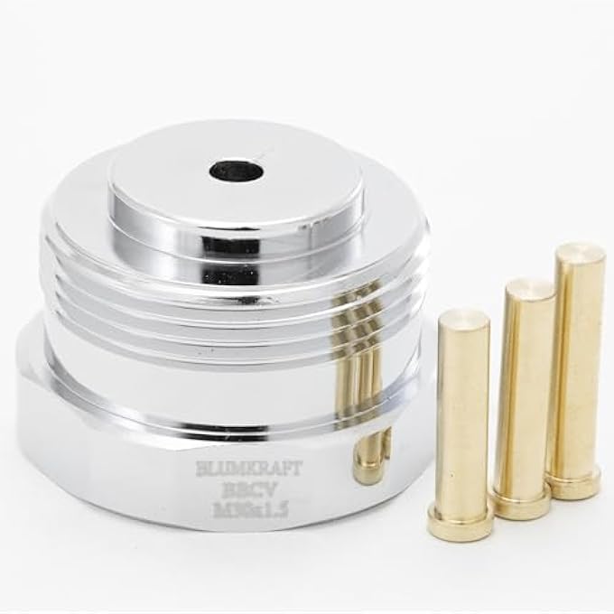 METAL ADAPTER COMPATIBLE WITH RADIATORS BIANCHI, BRV, CONEC, VALVEX M30 X1.5 (PROTOTYPE) TO M30 X 1.5 FOR THERMOSTAT/THERMOSTATIC HEAD M30X1.5 MALE - Image 2