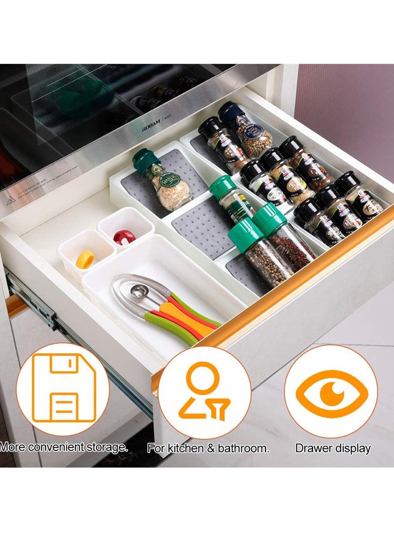 3-Tier Non-Slip Spice Drawer Organizer, Efficient Storage Solution for Kitchen Seasonings, Pantry and Cabinet, Maximize Space with Stylish Rack - Image 5