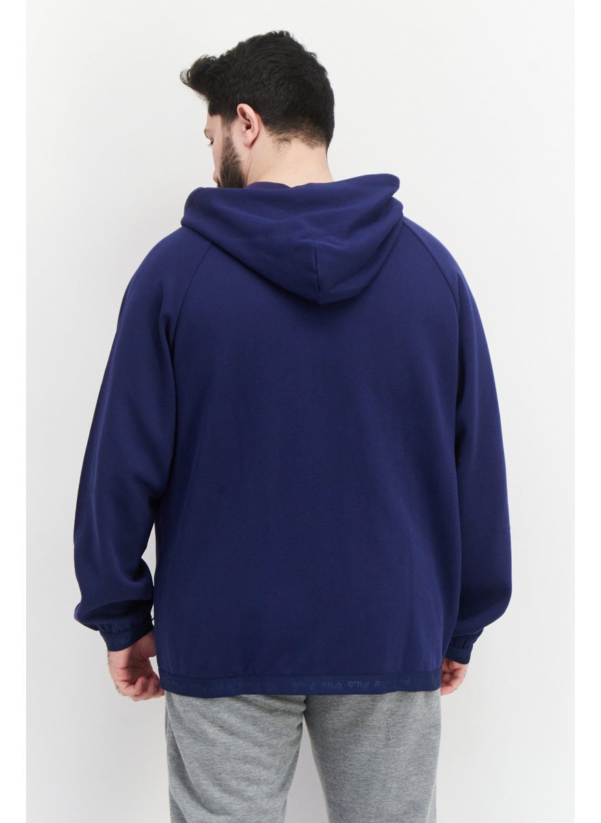 FILA Men Sportswear Fit Long Sleeve Outdoor Jacket, Blue  - Image 4