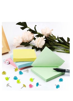 Y&D 200 Pcs Decorative Thumb Tacks Push Pins for Wall Hanging Thumbtacks Bulletin Board Photo Map Office or Home Heart Shape  - Image 5