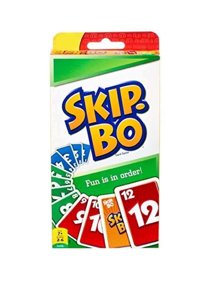 Skip Bo Card Game, Classic Family Sequency Card Game, Portable Travel Game for Kids Adults Family Party & Game Night ﻿ - Image 1
