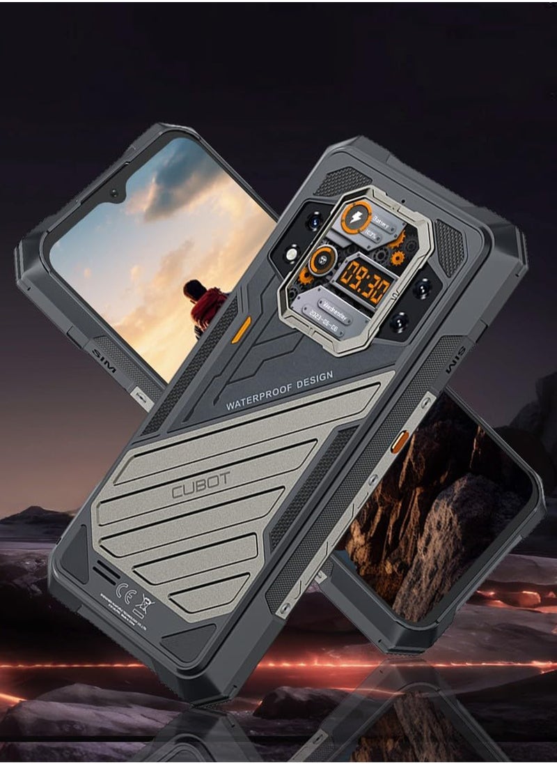 Cubot - KingKong X 5G Rugged Smartphone | Android 14 | 16GB RAM + 256GB ROM | 6.58" FHD+ IPS Display | Dual SIM | 100MP + 32MP Camera | 10200mAh Battery | NFC, OTG, Fingerprint | Black - Image 1