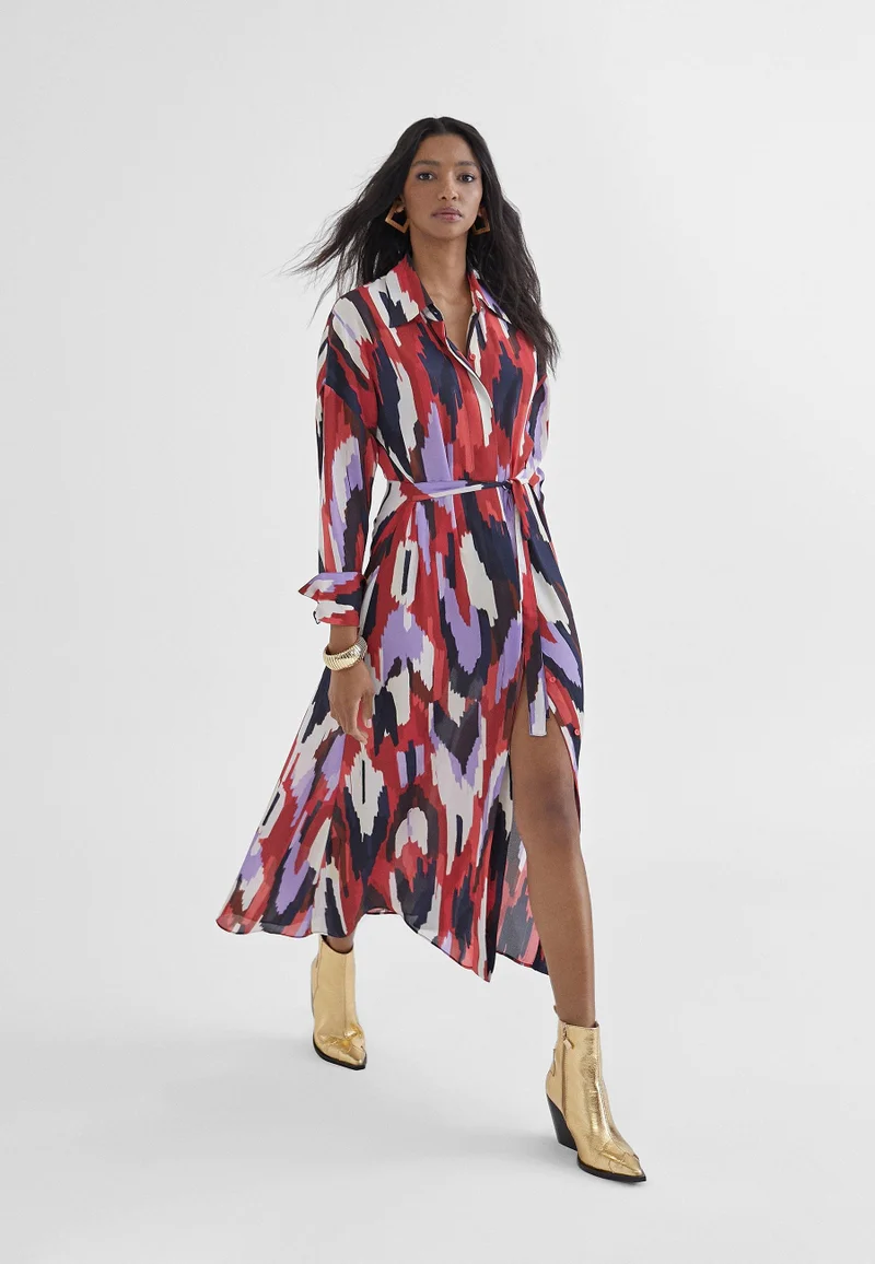 لولا كساديمونت Printed shirt dress