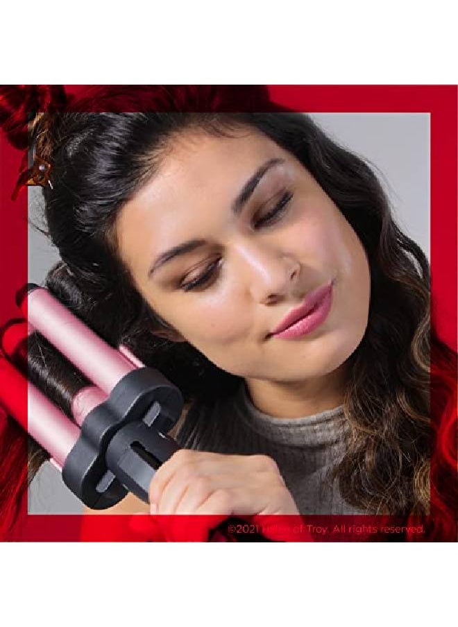 Revlon - 3 Barrel Jumbo Hair Waver Pink - Image 1