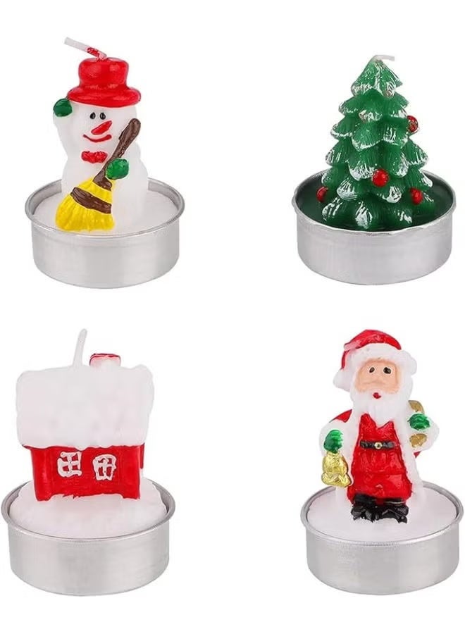 4 Christmas Candles - Image 1