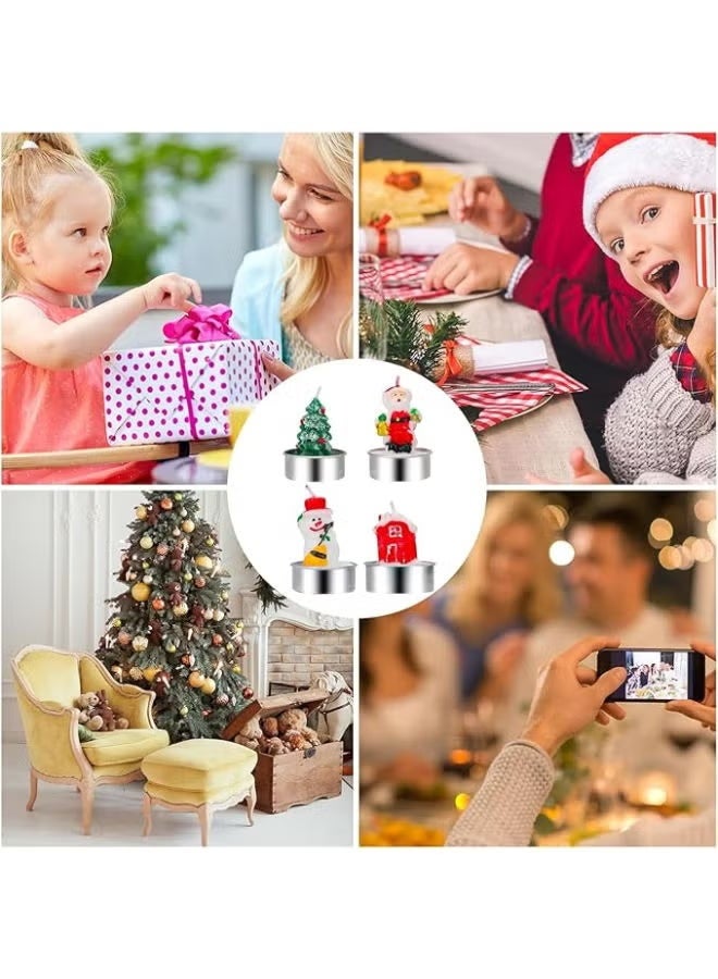 4 Christmas Candles - Image 4