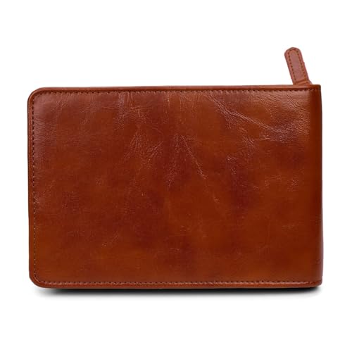 essart Collection Pen Storage Case Fountain Pen Pouch, 12 Slots Faux Leather Pen Storage Pouch, Luxury Pen,Pen Storage, Zipper Pen Pouch Holder, Handmade Gift Colour Brown (PNC-07-H-Brown) - Image 3
