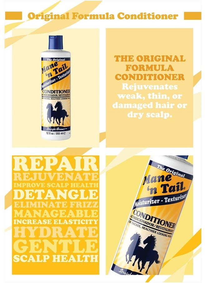 Mane 'n Tail Moisturizer Texturizer Conditioner for Thicker healthier Looking Hair & Coats 12 oz (543226)  - Image 3